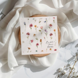 Wildblume Brautparty Napkins Serviette