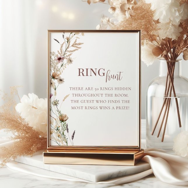Wildblume Brautparty Ringjagd Spiel Poster (Von Creator hochgeladen)