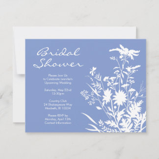 Wildblume Bridal Dusche Einladung