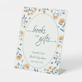 Wildblume Bücher & Geschenke Kinderdusche Sockelschild