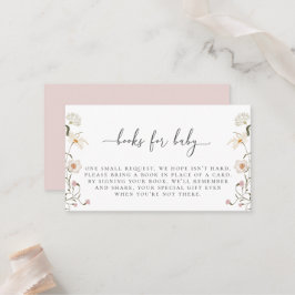 Wildblume Buchungsanfragekarte Platzkarte