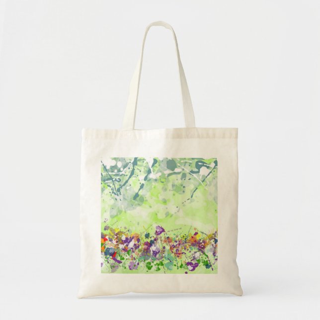 Wildblume-Budget-Tasche Tragetasche (Vorne)