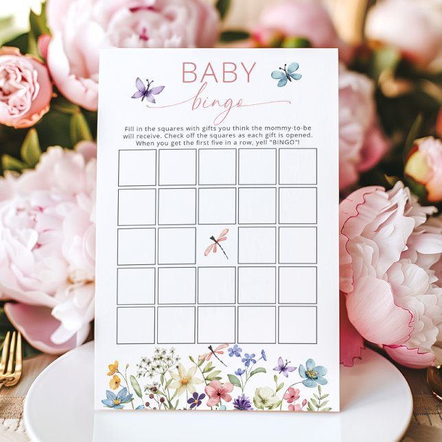 Wildblume Butterfly Garden Baby Bingo Game (Von Creator hochgeladen)