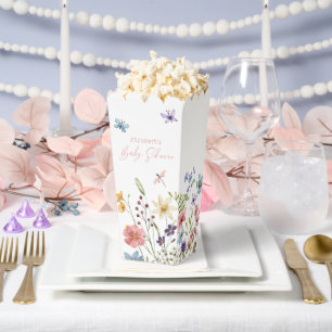 Wildblume Butterfly Garden Baby Dusche Popcorn Geschenkschachtel
