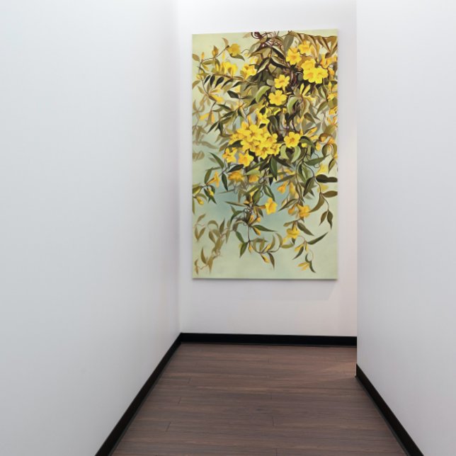 Wildblume Carolina Jasmine Kunst Poster (Von Creator hochgeladen)