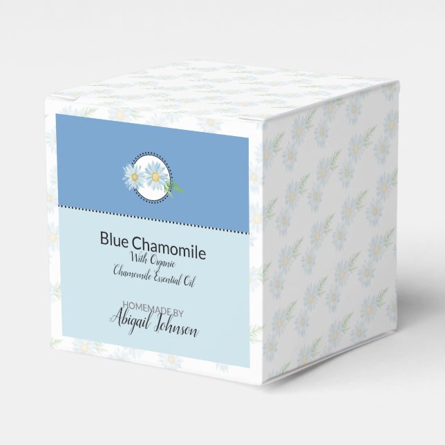 Wildblume Chamomile Bath Bomb Packbox Geschenkschachtel (Vorderseite)