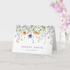 Wildblume Client Vielen Dank Karte