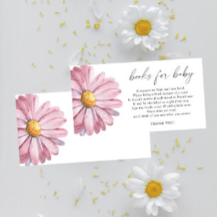 Wildblume Daisy-Babybuchanfrage Begleitkarte