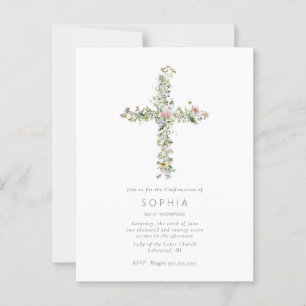 Wildblume der Wiese Postkarte