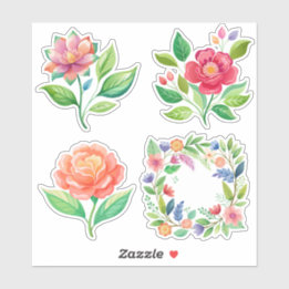 Wildblume Dream: Großer Vinyl-Aufkleber mit maßges Aufkleber