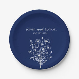 Wildblume Elegance-Wedding - Napkins Pappteller