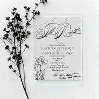 Wildblume Elegante Gotische Hochzeit