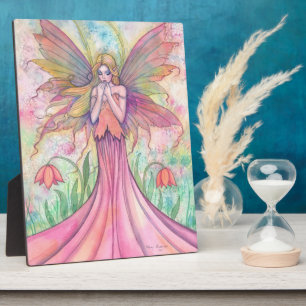 Wildblume Fairy Hinged Self Stehend Plaque Fotoplatte