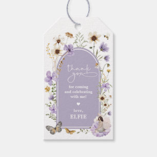Wildblume Fairy Lavender Garden Geburtstagsfavorit Geschenkanhänger