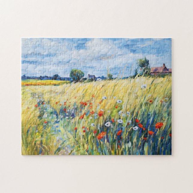 Wildblume Felder am Havel Puzzle (Horizontal)