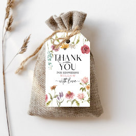 Wildblume Field Boho Favor Tag Geschenkanhänger