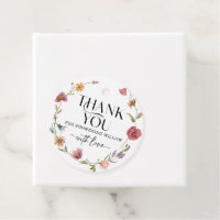 Wildblume Field Boho Favor Tag