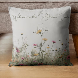 Wildblume Field Country Family Zuhause Kissen