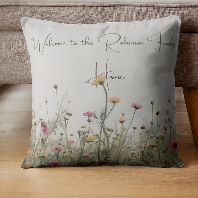 Wildblume Field Country Family Zuhause Kissen (Von Creator hochgeladen)