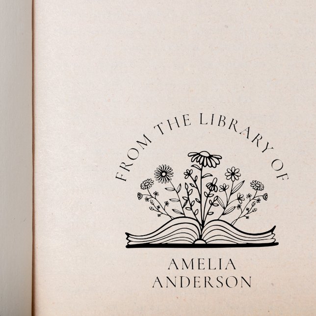 Wildblume floral aus der Bibliothek des Individuel Permastempel (Von Creator hochgeladen)