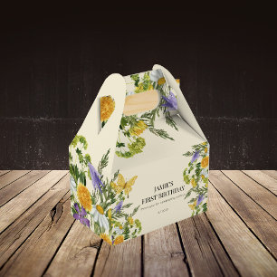 Wildblume Floral Boho Girl Geburtstag Geschenkschachtel