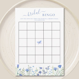 Wildblume Floral Brautparty Bingo Game Cards Einladung