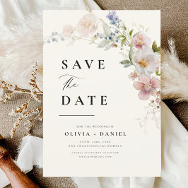 Wildblume Floral Garden Boho Save the Date