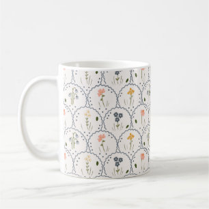 Wildblume Floral Landküche Geschenk Kaffeetasse