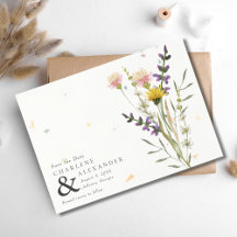 Wildblume Floral Meadow Garden Foto Hochzeit