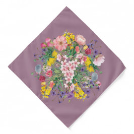 Wildblume Floral Nature Style Soft Bandana Halstuch