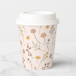 Wildblume Floral Pappbecher