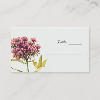 Wildblume Floral Wedding Platzkarte