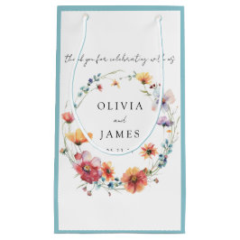 Wildblume Floral Wreath Wedding Vielen Dank Kleine Geschenktüte