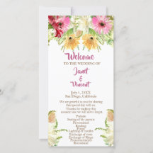 Wildblume Florale Hochzeitsfeier