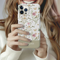 Wildblume floraler Personalisierter Name