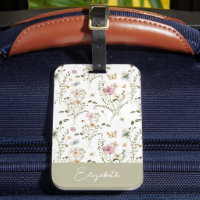 Wildblume floraler Personalisierter Name