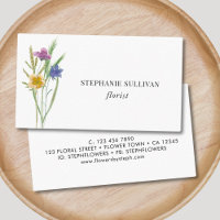 Wildblume Florist Business Card
