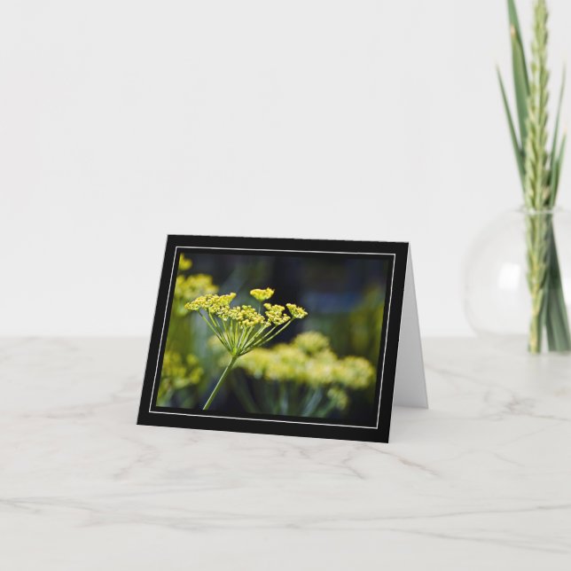 Wildblume Foto Note Card Karte (Vorderseite)