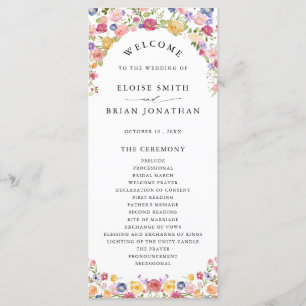 Wildblume Fruchtsaison Meadogarten Hochzeit I Programm
