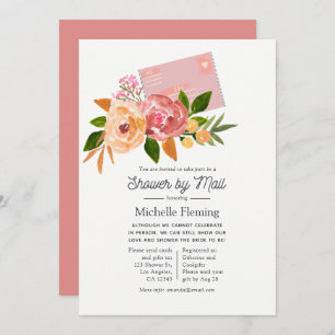 Wildblume Frühjahr Brautparty per Post Einladung