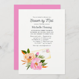 Wildblume Frühjahr Brautparty per Post Einladung