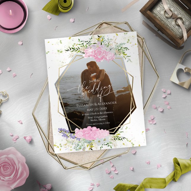 Wildblume Frühjahr Foto Einladung Hochzeitsfeiern (Von Creator hochgeladen)