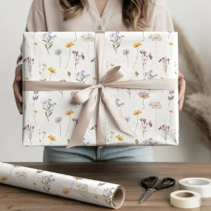 Wildblume Frühjahr Geschenkpapier