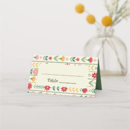 Wildblume Frühjahr Platzkarte