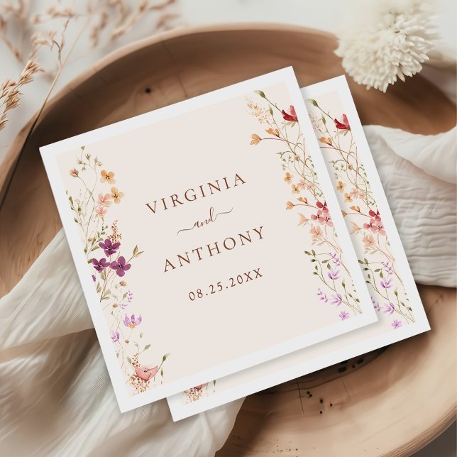 Wildblume Frühjahr Serviette (Von Creator hochgeladen)