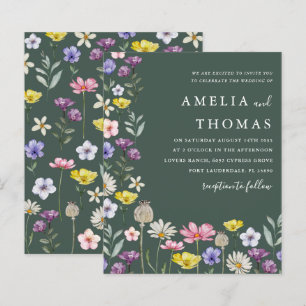 Wildblume für grüne Blumenzwiebeln