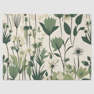 Wildblume für Grüngras Seidenpapier
