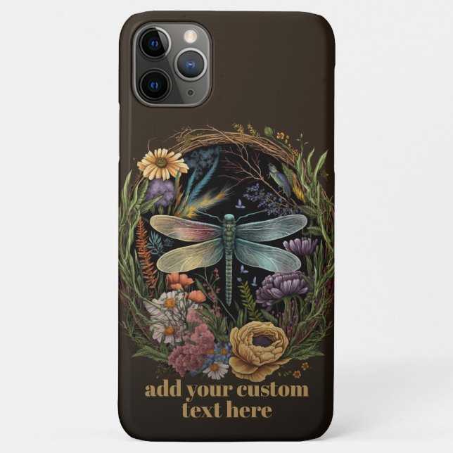 Wildblume für Libellenfliegen Case-Mate iPhone Hülle (Rückseite)