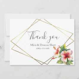 Wildblume für tropische Hibiskus - Danke