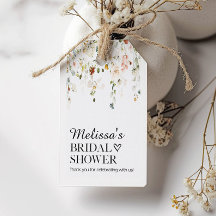 Wildblume Garden Brautparty Gefallen Tag